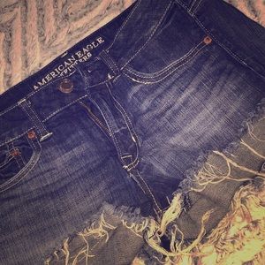 American Eagle cut off shorts